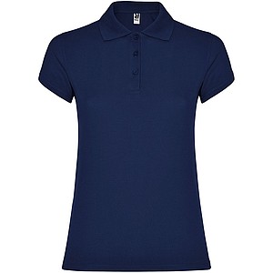 Dámska polokošeľa s krátkym rukávom, ROLY STAR, navy, veľ. M