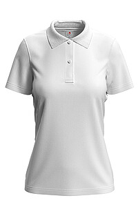 Dámska polokošeľa STEDMAN POLO WOMEN biela S