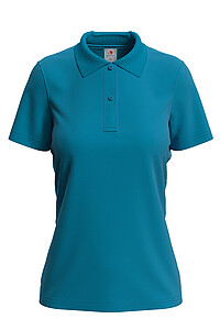 Dámska polokošeľa STEDMAN POLO WOMEN tyrkysová S