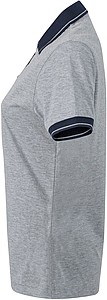 Dámská polokošile James Nicholson polo megange women, šedá/námořní modrá, vel. L