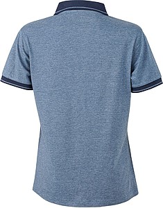 Dámská polokošile James Nicholson polo megange women, sv. modrá/ tmavě modrá, vel. M