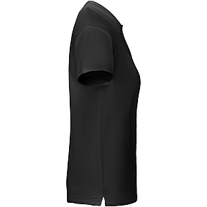 Dámská polokošile s krátkým rukávem, ROLY PRINCE, černá, vel. 3XL