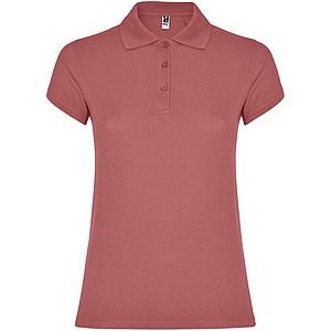 Dámská polokošile s krátkým rukávem, ROLY STAR, pastelově červená, 2XL