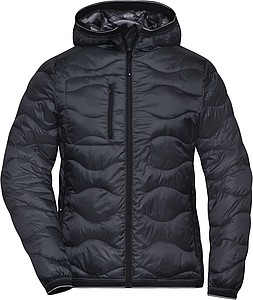 Dámská prošívaná bunda James & Nicholson, šedá/maskáčová, XL