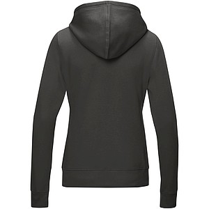 Dámská rozepínací mikina s kapucí Elevate RUBY, tmavě šedá, vel. XS