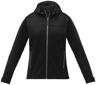 Dámská softshellová bunda Elevate MATCH, černá, L