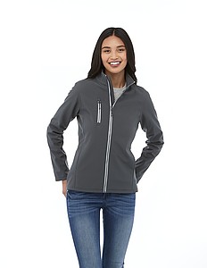 Dámská softshellová bunda elevate Orion, tmavě šedá XL