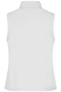 Dámská vesta James & Nicholson Promo softshell, bílá, velikost XL