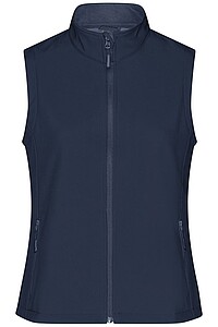 Dámska vesta James & Nicholson Promo softshell, námornícka modrá, veľkosť XXL