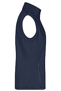 Dámska vesta James & Nicholson Promo softshell, námornícka modrá, veľkosť XXL
