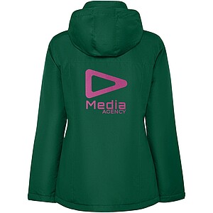 Dámská zateplená softshellová parka Roly Notus, velikost 3XL, tmavě zelená