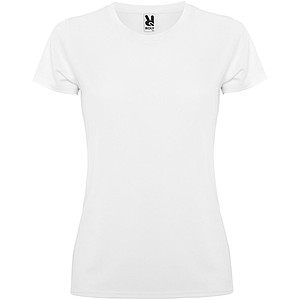 Dámské funkční tričko s krátkým rukávem, ROLY MONTECARLO, bílá, vel. L - dámská trička s vlastním potiskem