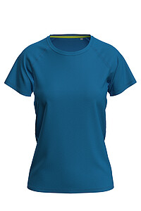 Dámské funkční tričko STEDMAN MESH RAGLAN, královská modrá, velikost L
