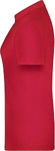 Dámské piqué polo James & Nicholson, červená, XS