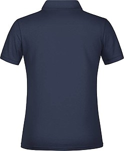 Dámské piqué polo James & Nicholson, námořní modrá, L