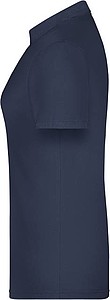 Dámské piqué polo James & Nicholson, námořní modrá, XL
