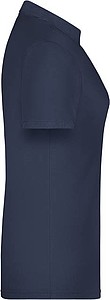 Dámské piqué polo James & Nicholson, námořní modrá, XL