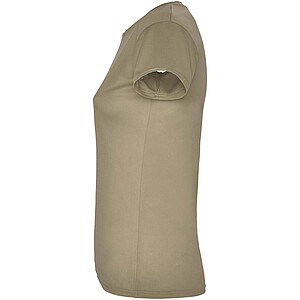 Dámské sportovní tričko Roly Montecarlo, velikost M, světle hnědá