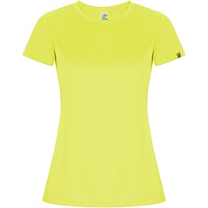 Dámské sportovní tričko s krátkým rukávem, ROLY IMOLA, fluorescenční žlutá, vel. L