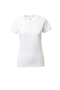 Dámské tričko PAYPER PRINT LADY, bílá, M - dámská trička s vlastním potiskem