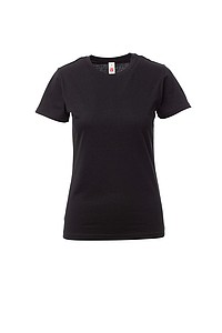 Dámské tričko PAYPER PRINT LADY, černá, XXL