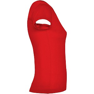 Dámské tričko s krátkým rukávem a výstřihem do V, ROLY VICTORIA, červená, vel. 2XL