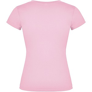 Dámské tričko s krátkým rukávem a výstřihem do V, ROLY VICTORIA, světle růžová, vel. 2XL