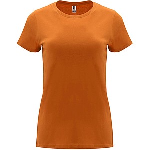 Dámské tričko s krátkým rukávem, ROLY CAPRI, oranžová, vel. S