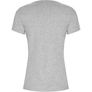 Dámské tričko s krátkým rukávem, ROLY GOLDEN, světle šedý melír, vel. 2XL