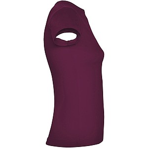 Dámské tričko s krátkým rukávem, ROLY JAMAICA, vínová, vel. XL