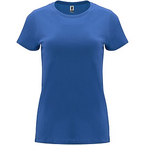 Dámske tričko s krátkym rukávom, ROLY CAPRI, kráľovská modrá, veľ. 2XL