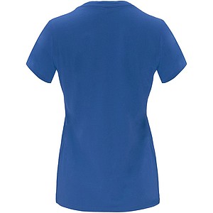 Dámske tričko s krátkym rukávom, ROLY CAPRI, kráľovská modrá, veľ. 2XL