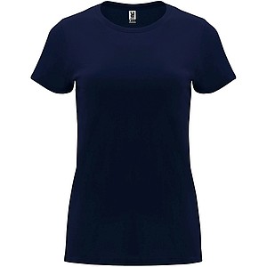 Dámske tričko s krátkym rukávom, ROLY CAPRI, navy, veľ. 2XL