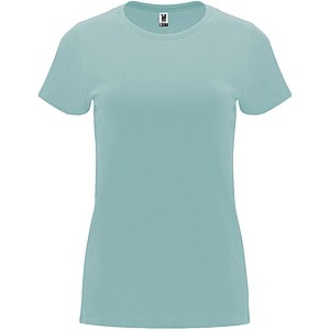 Dámske tričko s krátkym rukávom, ROLY CAPRI, pastelovo modrá, 2XL