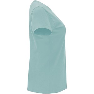 Dámske tričko s krátkym rukávom, ROLY CAPRI, pastelovo modrá, 2XL