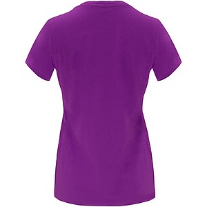 Dámske tričko s krátkym rukávom, ROLY CAPRI, purpurová, vel. S