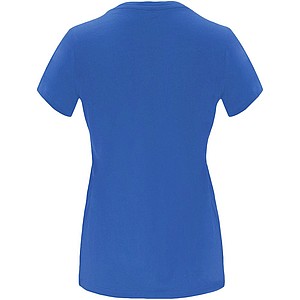 Dámske tričko s krátkym rukávom, ROLY CAPRI, svetlá kráľovská modrá, vel. 2XL