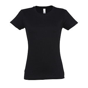 Dámske tričko SOLS IMPERIAL WOMEN, čierna, XL
