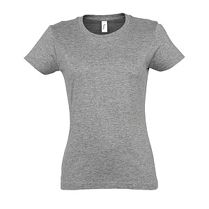 Dámske tričko SOLS IMPERIAL WOMEN, sivý melír, 3XL