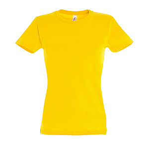 Dámske tričko SOLS IMPERIAL WOMEN, zlatá, 3XL