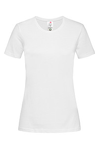 Dámské tričko STEDMAN CLASSIC-T ORGANIC WOMEN z bio bavlny, bílá, S
