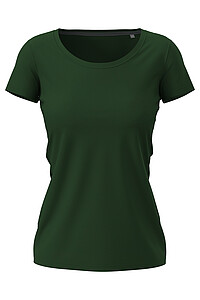 Dámské tričko STEDMAN STRETCH-T, tmavě zelená, velikost XXL