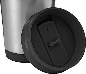 DARKEN Cestovní termohrnek, objem 0,4l, černý