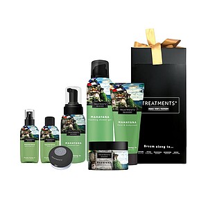 Dárková sada kosmetiky a repráčku TREATMENTS® Giftbox Spa at Home - Mahayana