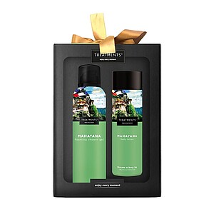 Dárková sada sprchové pěny 200 ml a tělového mléka 250 ml TREATMENTS® Giftbox Tenderness - Mahayana