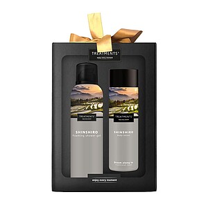Dárková sada sprchové pěny 200 ml a tělového mléka 250 ml TREATMENTS® Giftbox Tenderness - Shinshiro