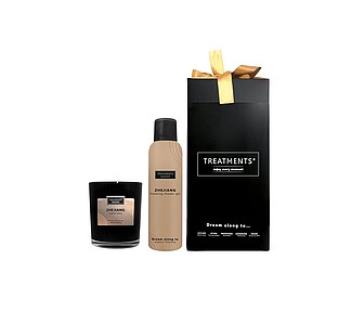 Dárková sada svíčky a sprchové pěny 200 ml TREATMENTS® Giftbox Shower Foam & Candle (DeLuxe) - Zhejiang