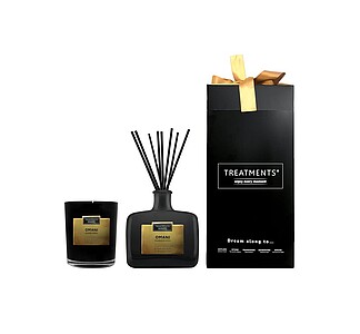 Dárková sada TREATMENTS® obsahující svíčku a difuzér 200 ml - Giftbox Home (DeLuxe) - Omani