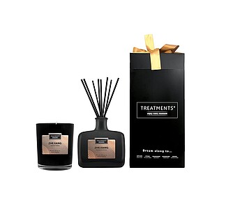 Dárková sada TREATMENTS® obsahující svíčku a difuzér 200 ml - Giftbox Home (DeLuxe) - Zhejiang