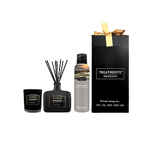 Dárková sada TREATMENTS® obsahující svíčku, difuzér 200 ml a sprchovou pěnu 200 ml - Giftbox Home & Body - Shinshiro